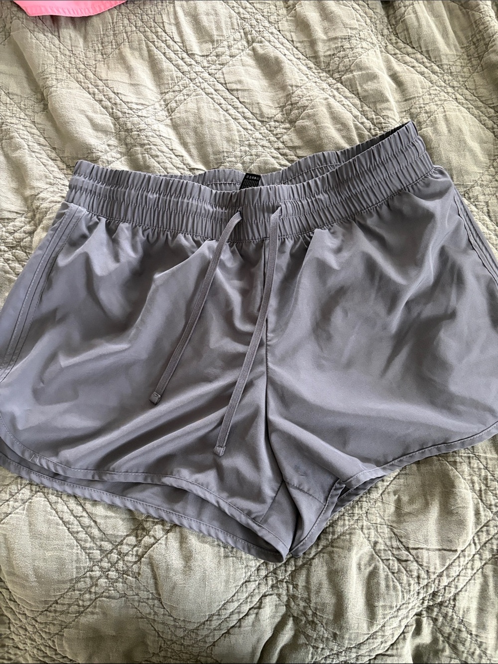 Velocity Women's Athletic Shorts - Light Gray